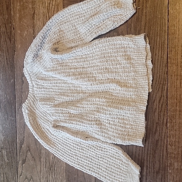 Cat & Jack Girls Beige Cardigan Sweater - Picture 6 of 6